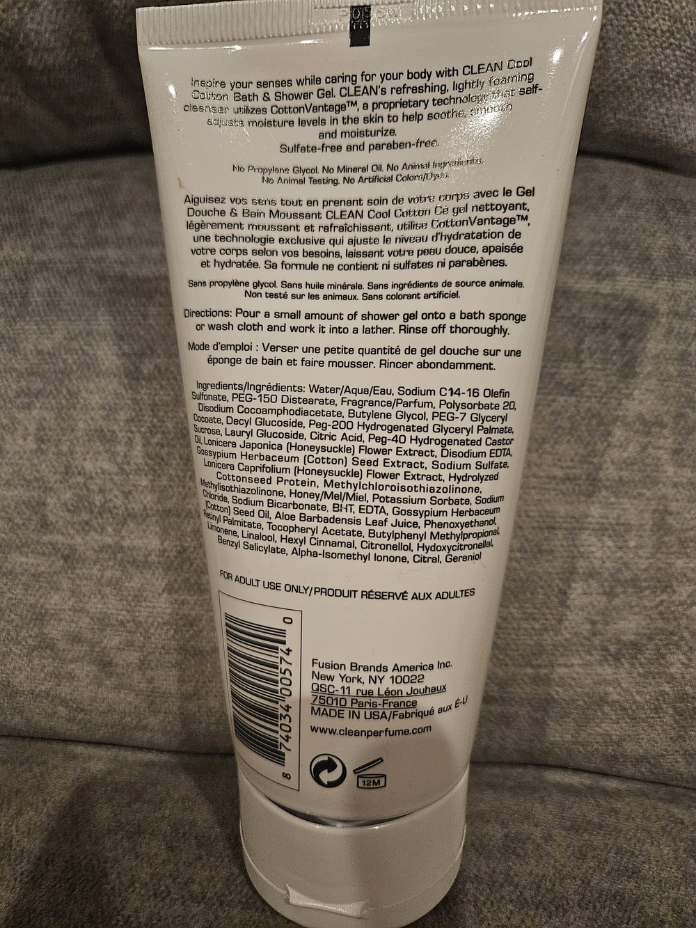 Cool Cotton Bath & Shower Gel - Sealed 6 Fl Oz - Picture 3 of 4